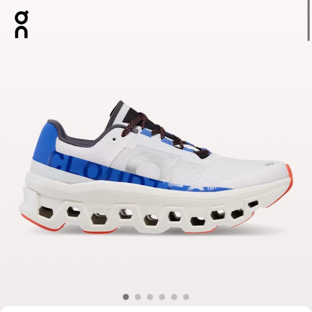 Cloudmonster On Running Shoes Size 9.5 Jogging Walking Frost Cobalt Sneaker
